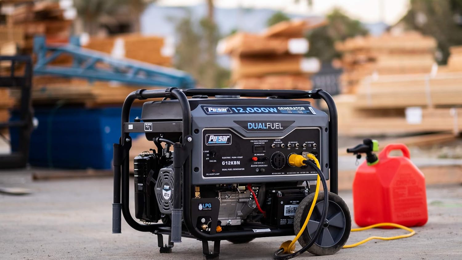 Pulsar G12KBN — 12,000W Dual-Fuel Generator, photo 5 of 5