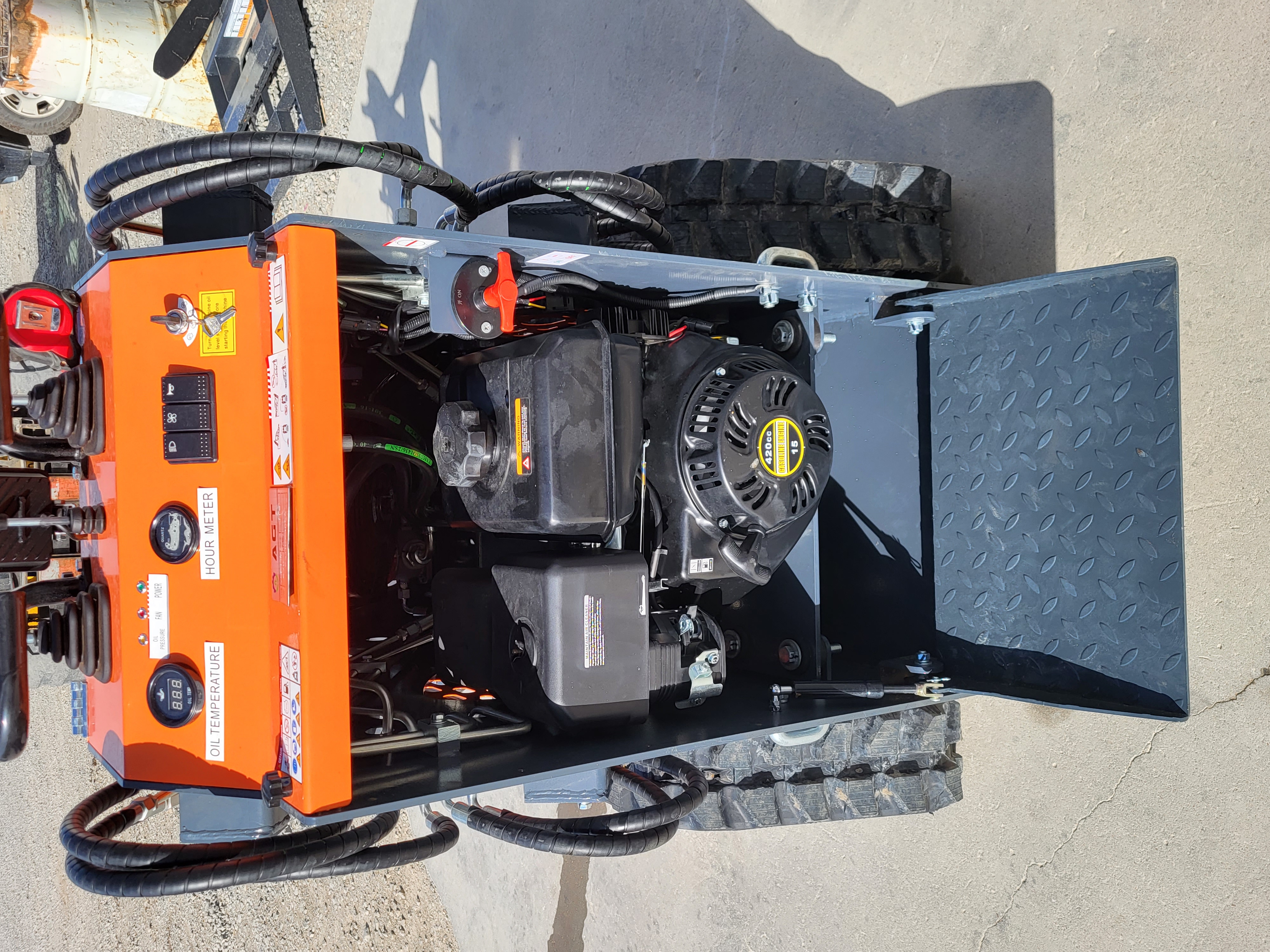 AGT YSRT14 Stand-On Mini Skid Steer Track Loader, photo 4 of 11