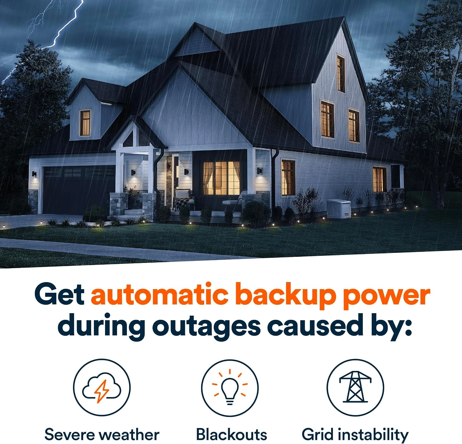 Generac Guardian 22kW Home Standby Generator with 200A Whole-House Smart Transfer Switch & Wi-Fi, photo 14 of 16