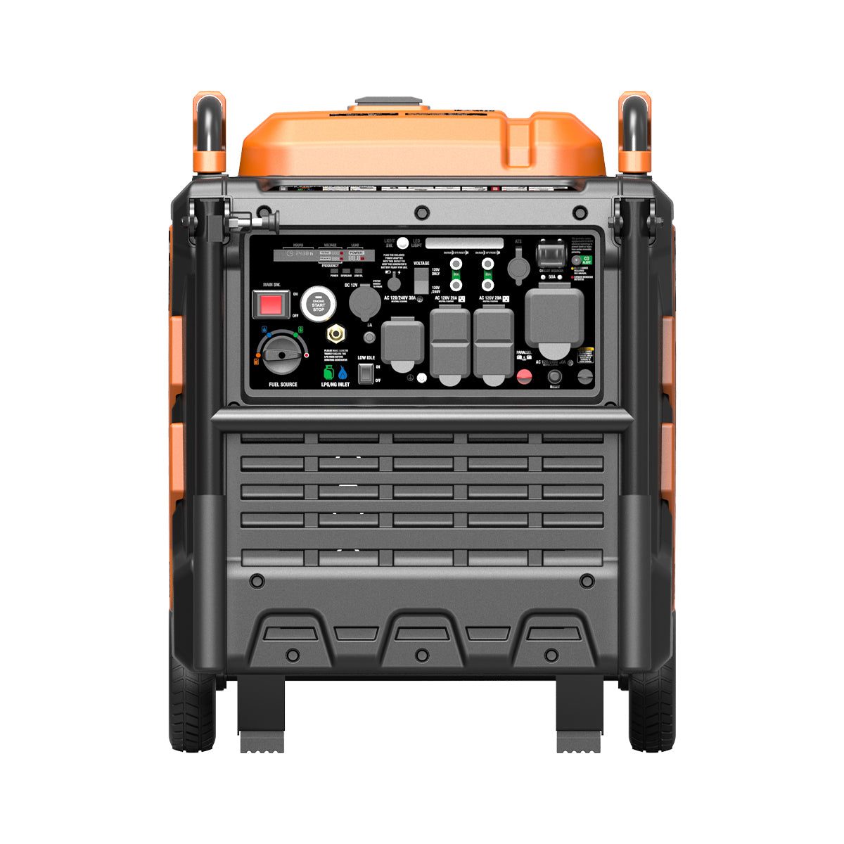 GENMAX GM10500iETC 10500-Watt 458cc Tri-Fuel Inverter Generator with Remote Start, photo 3 of 5