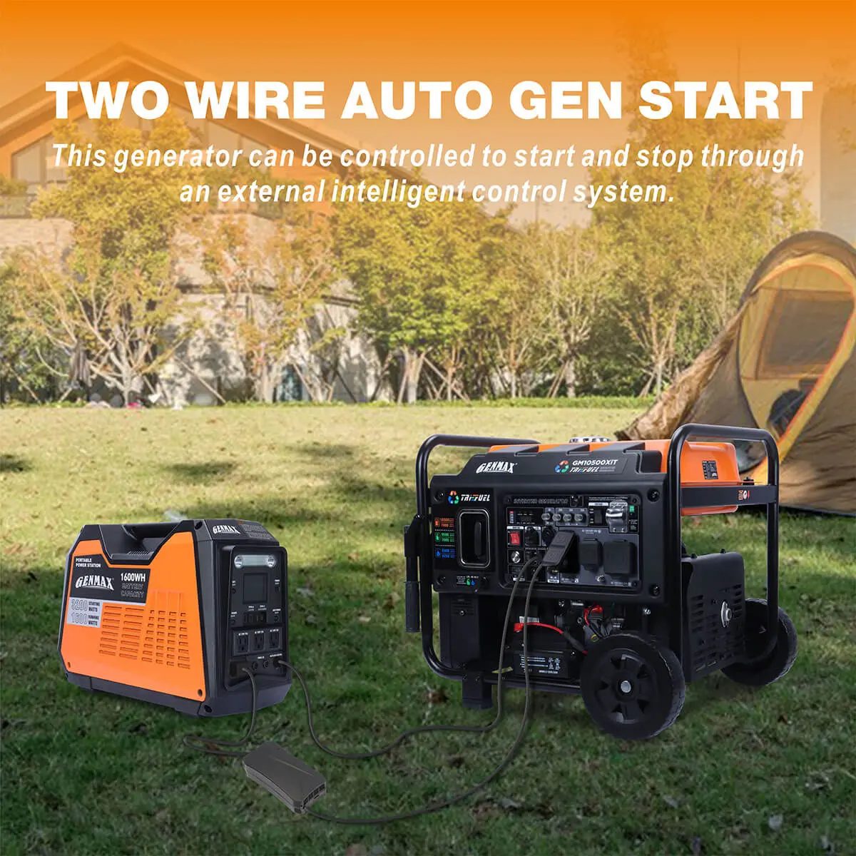 GENMAX GM10500XiT 10500-Peak-Watt Tri-Fuel Open-Frame Inverter Generator, photo 3 of 8