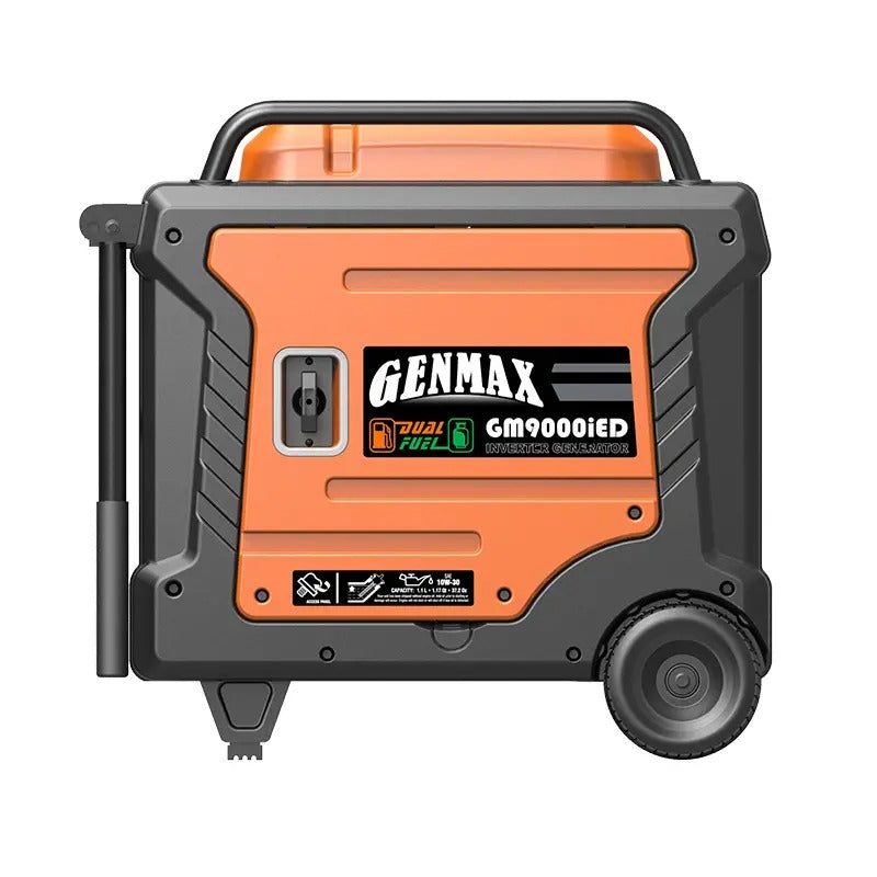 GENMAX GM9000iED 9000-Watt Dual-Fuel Inverter Generator with CO Detect, photo 7 of 10