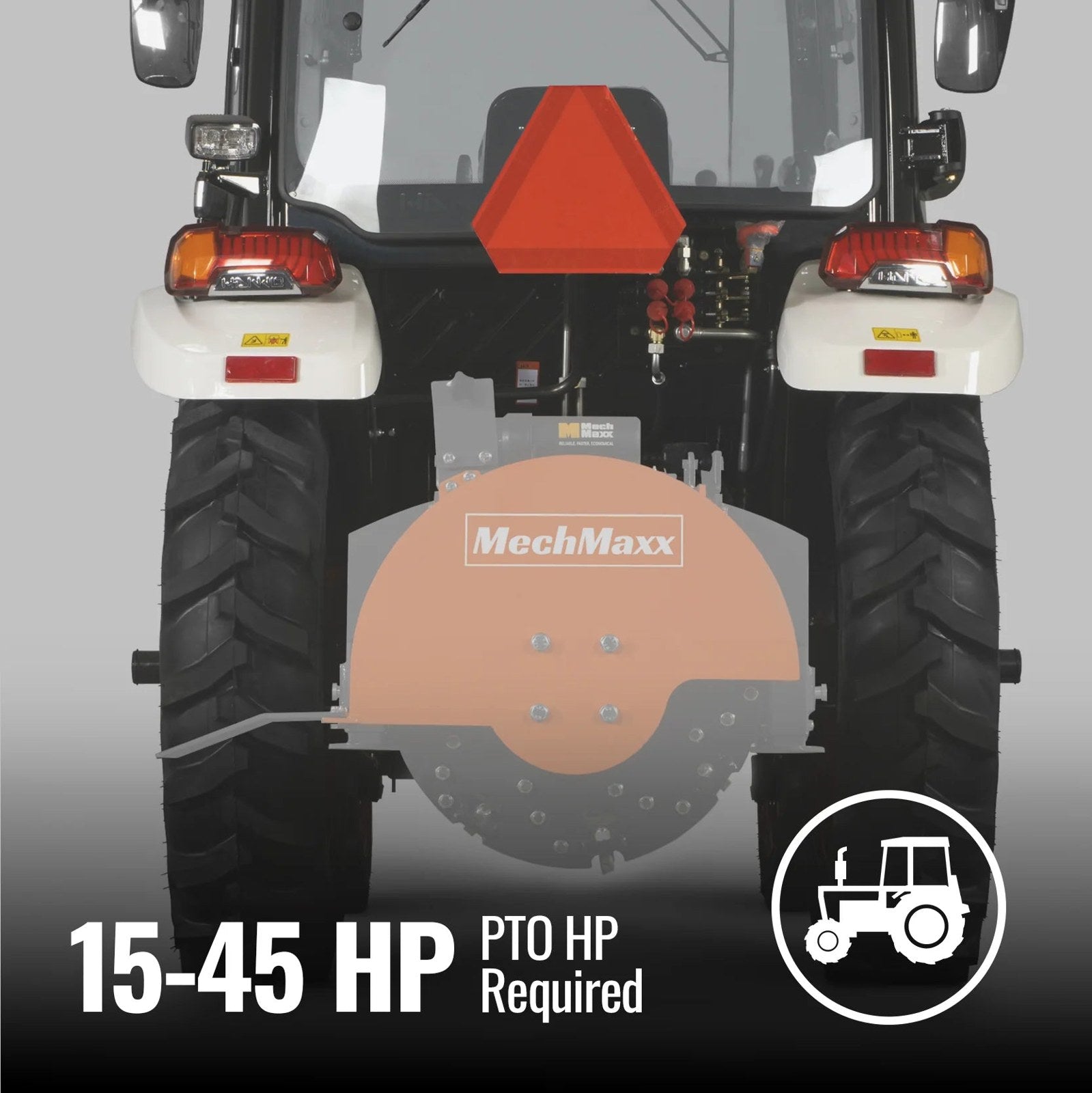 SG24 3-Point PTO Stump Grinder - 24 in Flywheel, 34 Carbide Teeth, 15-45 HP Tractors, photo 12 of 12