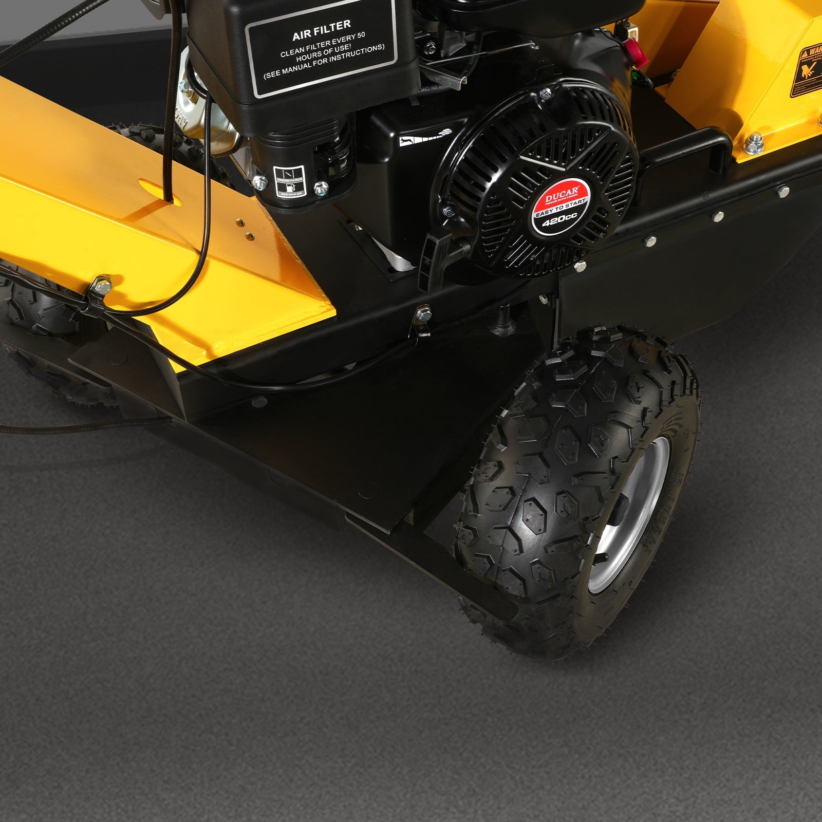 SGR1500 15 HP Walk-Behind Stump Grinder - 420cc Gas, 12 in Carbide Wheel, No Tractor Needed, photo 12 of 12