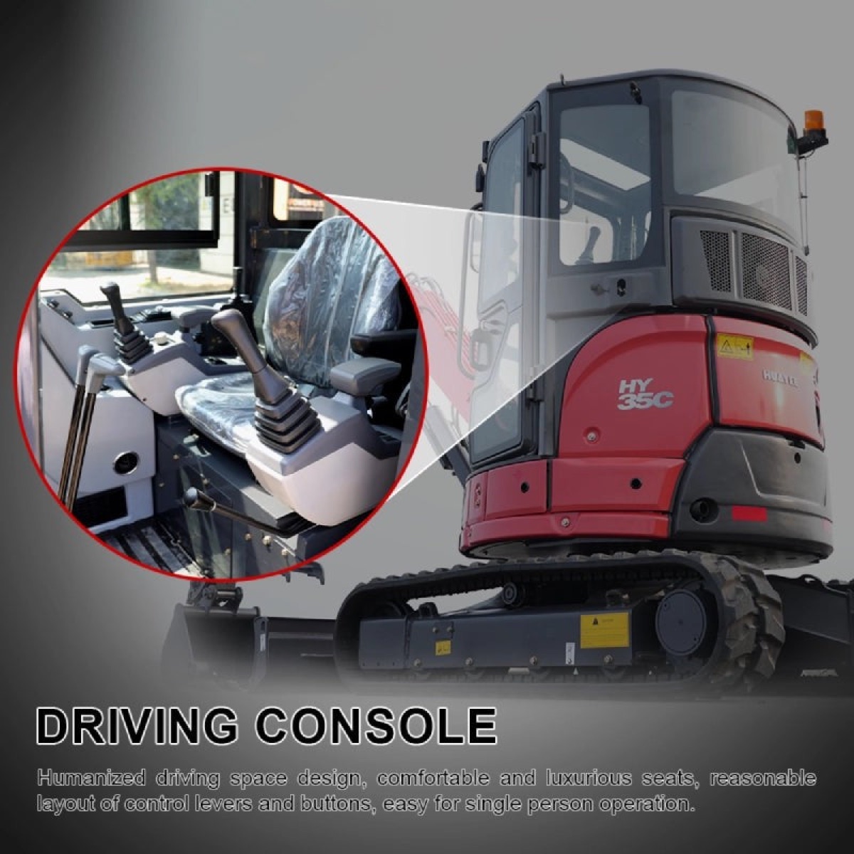 3.5 Ton Yanmar Diesel Mini Excavator with Enclosed A/C Cab, Hydraulic Thumb and Swing Boom, photo 6 of 8
