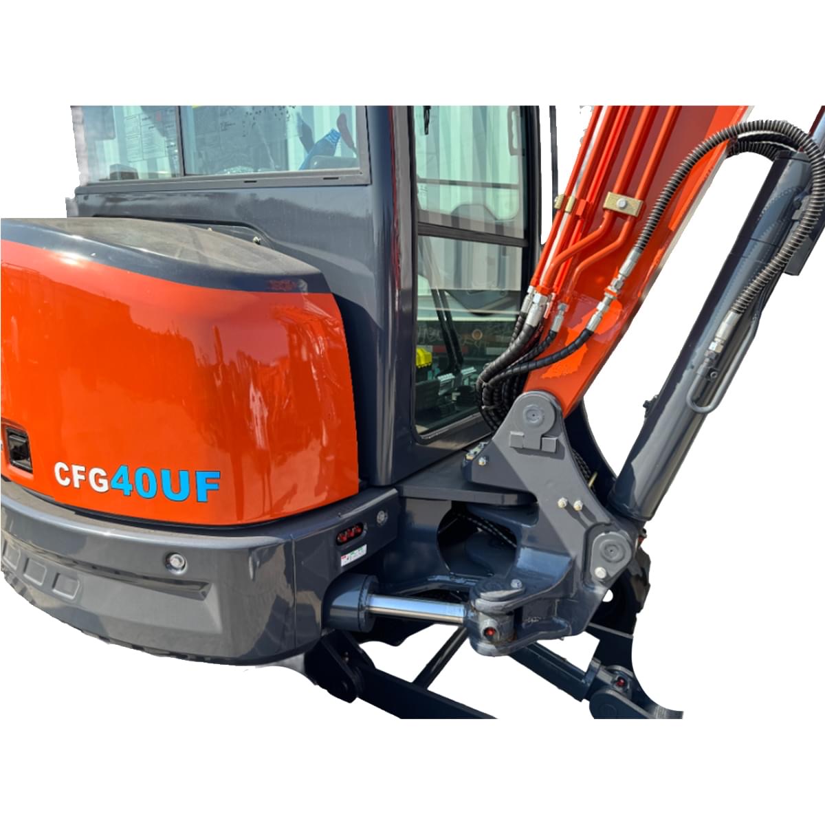 4 Ton Kubota Diesel Mini Excavator with Hydraulic Thumb and A/C Cab, photo 4 of 8