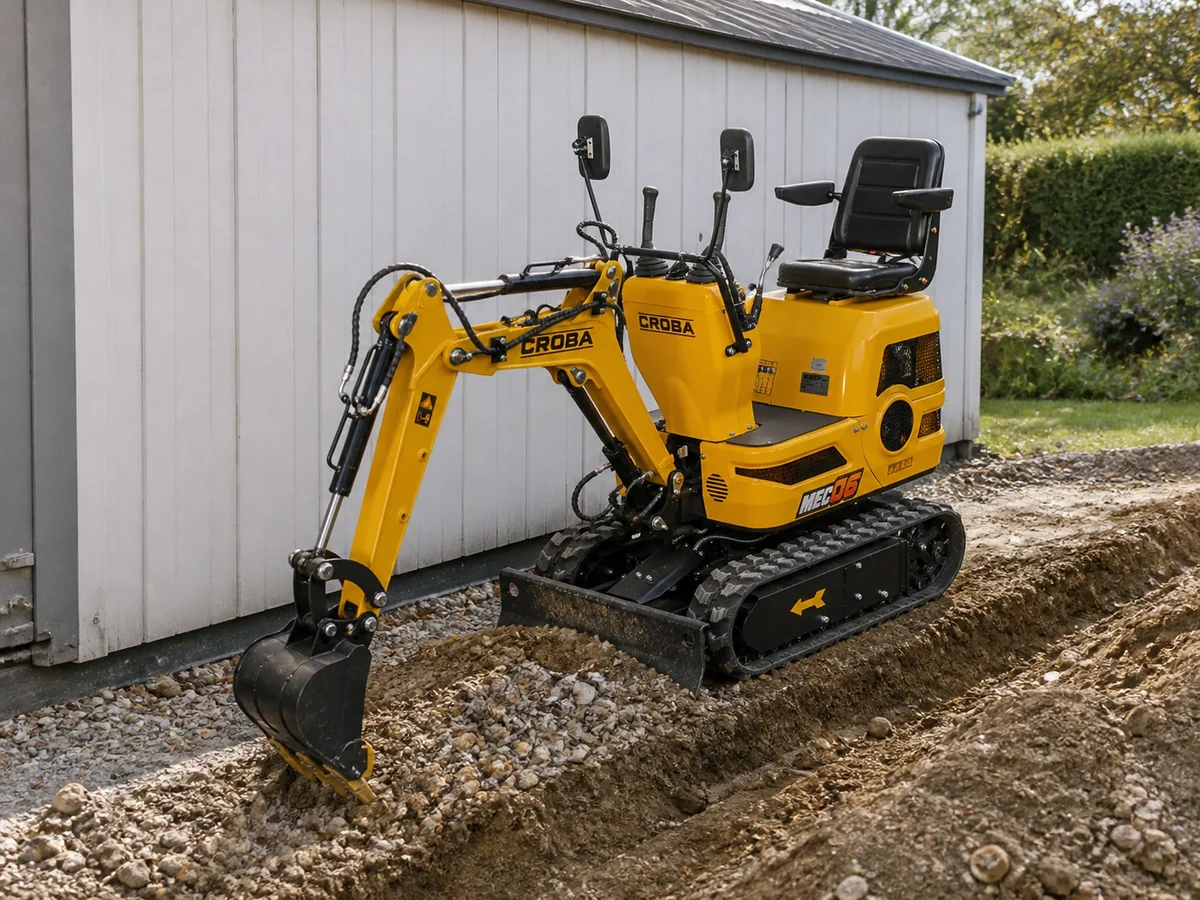 MEC06 9HP Mini Excavator - 28 in Wide, 43.3 in Digging Depth, photo 12 of 12
