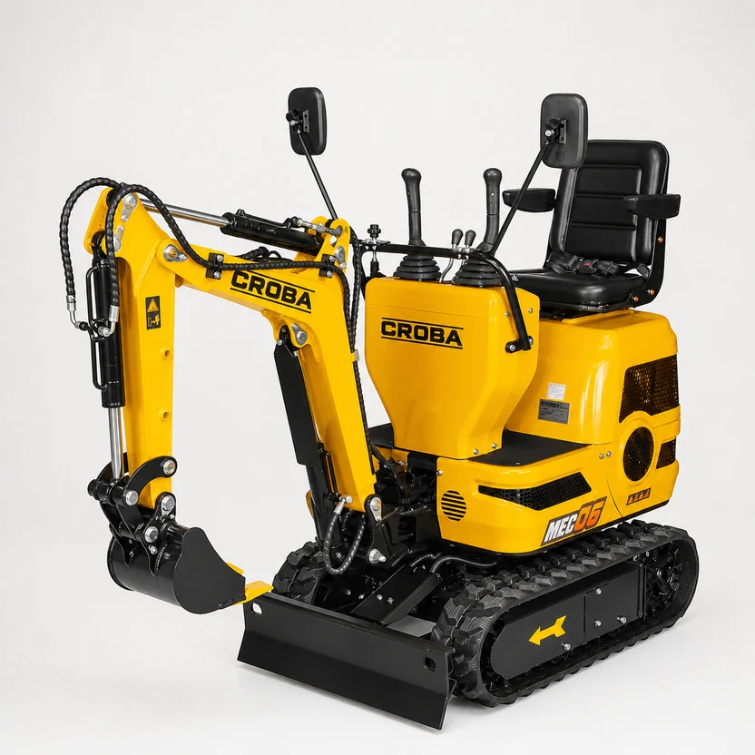 MEC06 9HP Mini Excavator - 28 in Wide, 43.3 in Digging Depth, photo 6 of 12