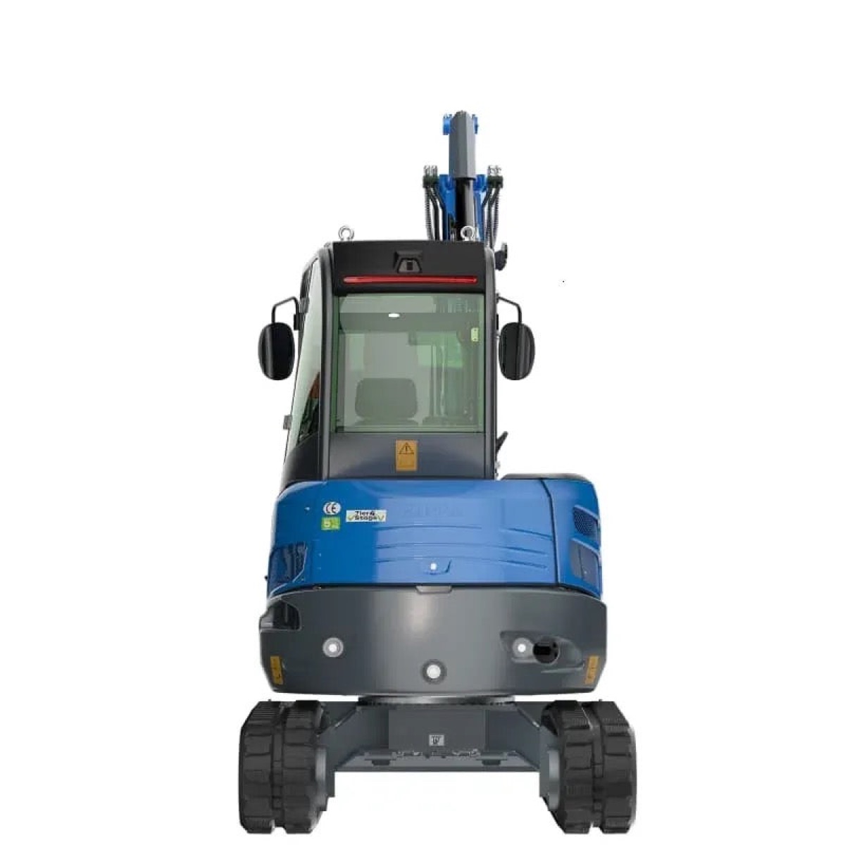 RIPPA R32 - 3.2 Ton Zero Tail Swing Mini Excavator with Kubota Diesel, Enclosed A/C Cab and 12-Piece Attachment Package, photo 6 of 9